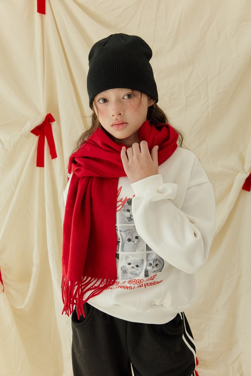 Lovely Cat Fleeced Sweatshirt by Sm2 for Child - view 7