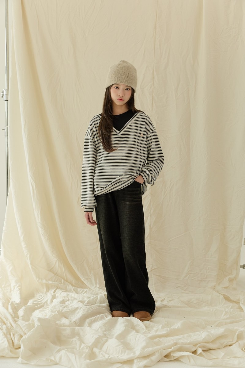 Cozy V-Neck Layered Sweatshirt by Sm2 for Child - view 7