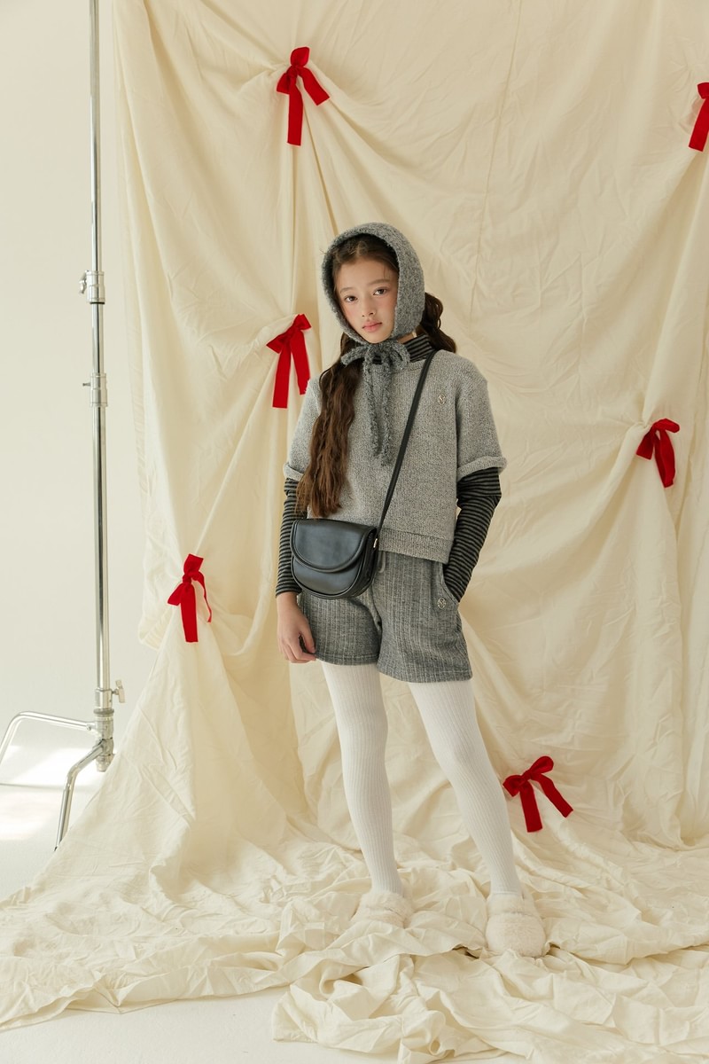 Winter Ribbed Knit Shorts by Sm2 for Child - view 5
