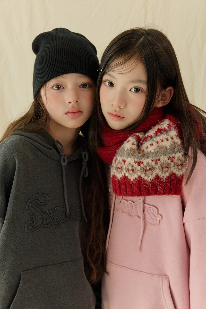 Vintage Pigment Fleeced Hooded Tee by Sm2 for Child - view 7