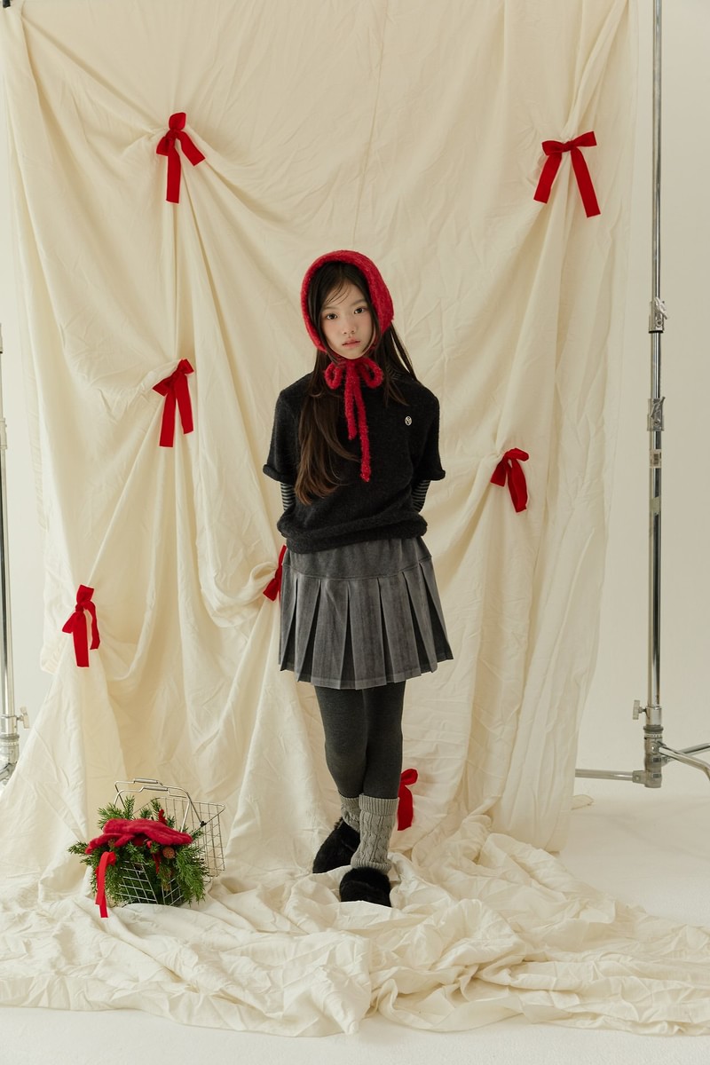 Mink Cable Knit Warmer Leggings by Sm2 for Child - view 5
