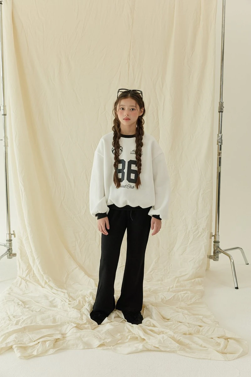 Thick Ribbed Slit Bootcut Pants by Sm2 for Child - view 3