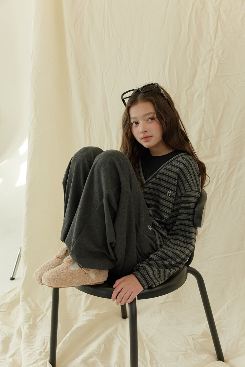 Cozy V-Neck Layered Sweatshirt by Sm2 for Child - view 11