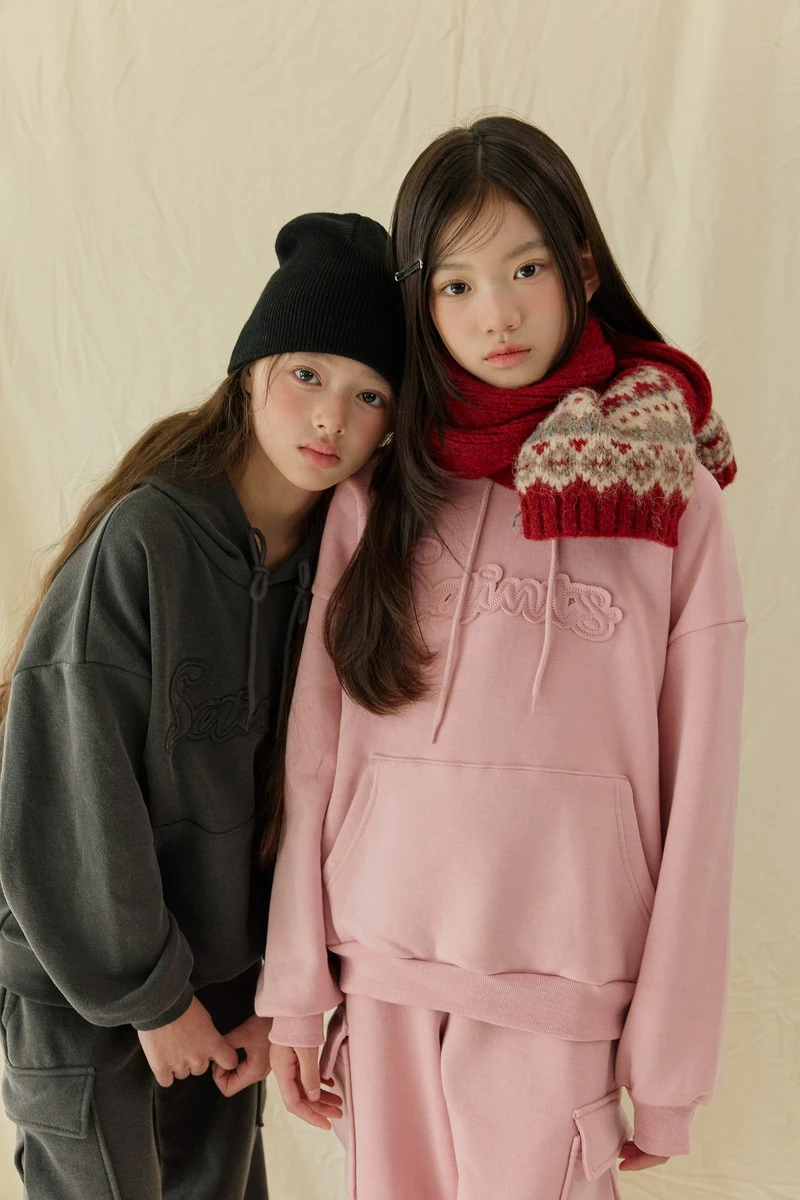 Vintage Pigment Fleeced Hooded Tee by Sm2 for Child - view 10