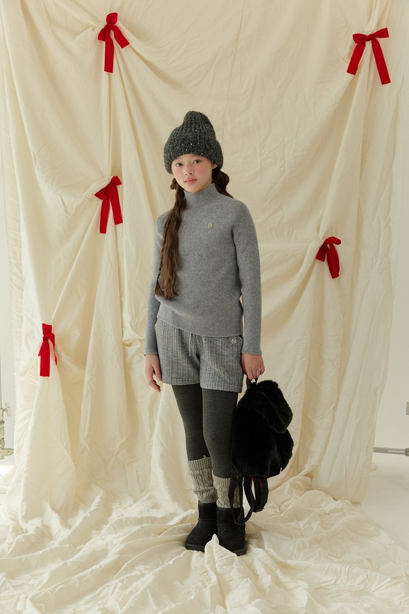 Mink Cable Knit Warmer Leggings by Sm2 for Child - view 8