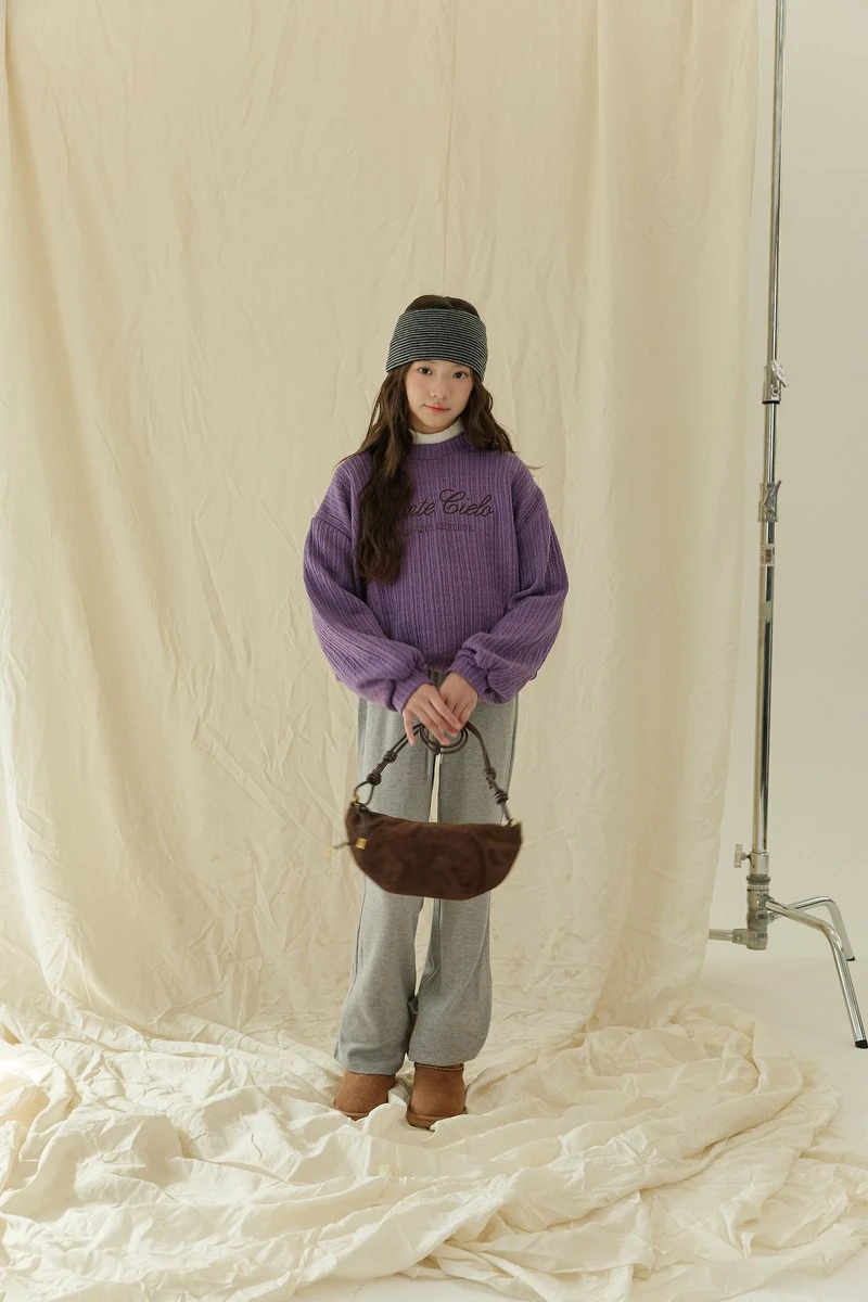 Thick Ribbed Slit Bootcut Pants by Sm2 for Child - view 4
