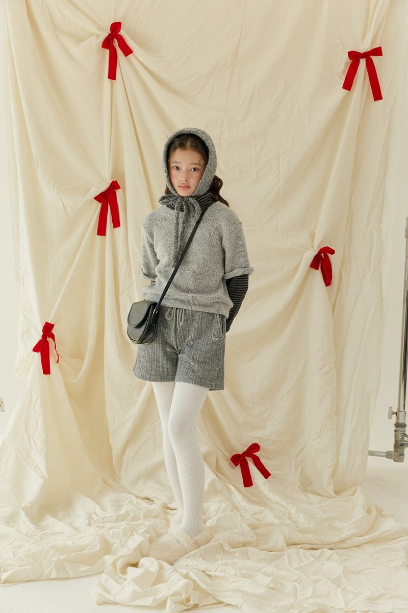 Winter Ribbed Knit Shorts by Sm2 for Child - view 9