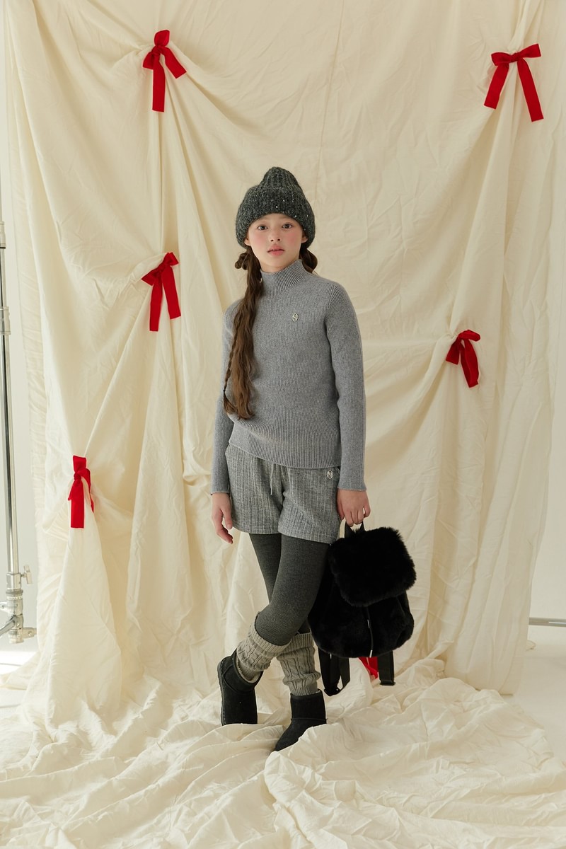 Mink Cable Knit Warmer Leggings by Sm2 for Child - view 9