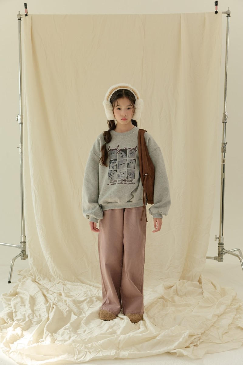 Warm Fleeced Wide Pants by Sm2 for Child - view 4