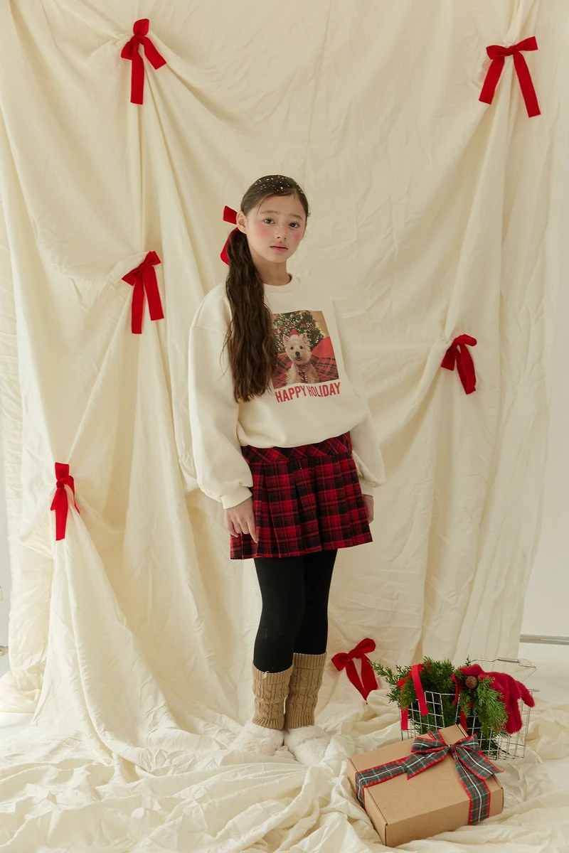 Holiday Puffy Fleeced Sweatshirt by Sm2 for Child - view 8