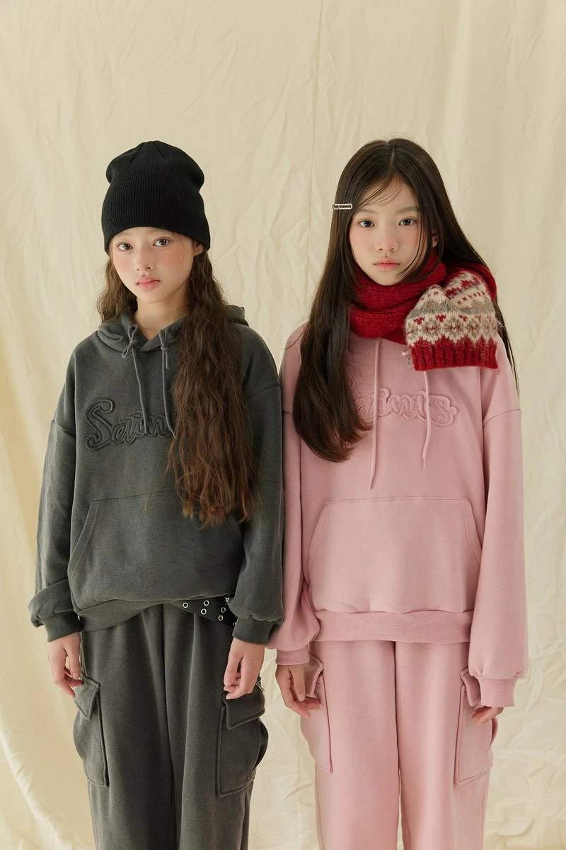 Vintage Pigment Fleeced Hooded Tee by Sm2 for Child - view 12
