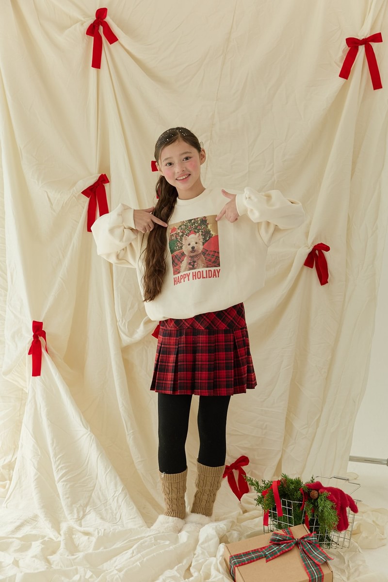 Holiday Puffy Fleeced Sweatshirt by Sm2 for Child - view 9