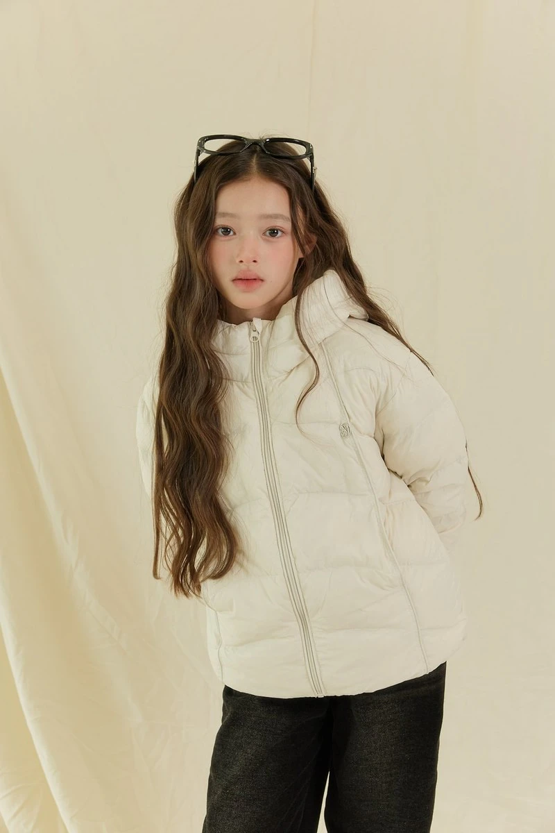 Volume Hooded Duck Down Padded Jacket by Sm2 for Child - view 4