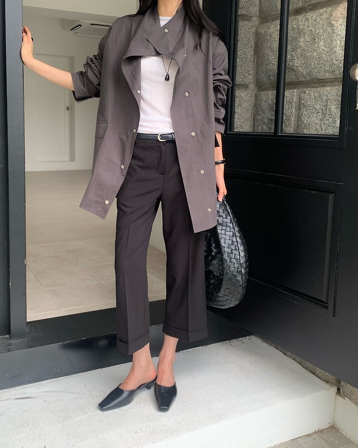 Venice Turn-up Hem Pants by Something Else for Women - view 2