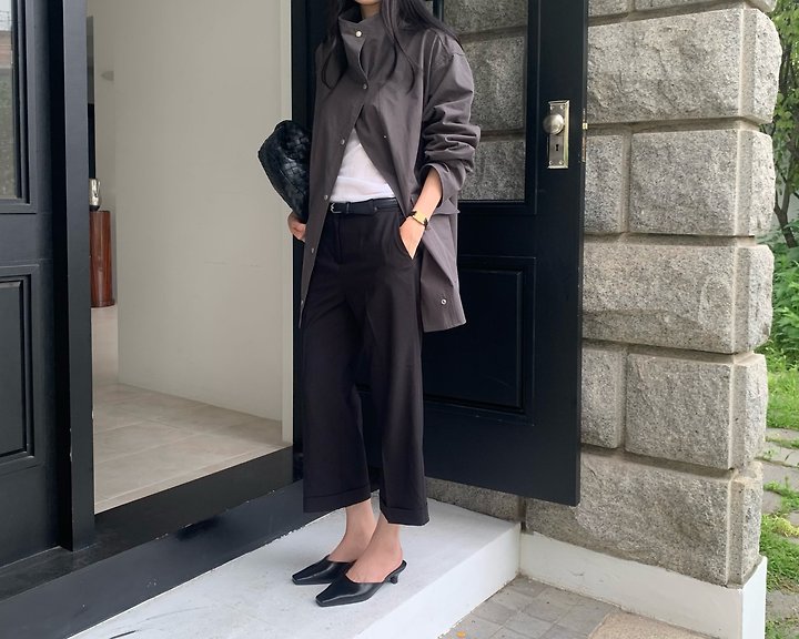 Venice Turn-up Hem Pants by Something Else for Women - view 4