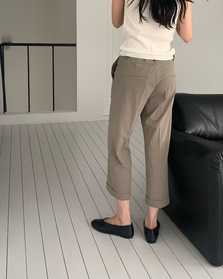 Venice Turn-up Hem Pants by Something Else for Women - view 8