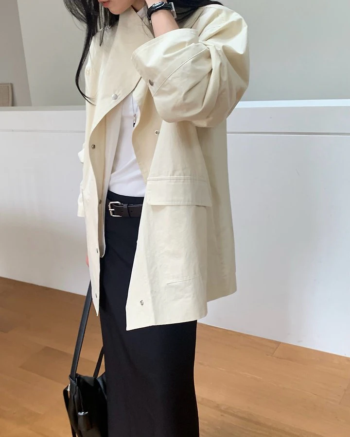 Brizia Field Trench Coat by Something Else for Women - view 7