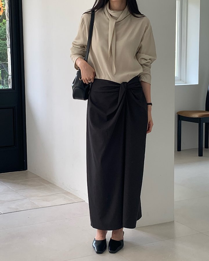 Ris Tie Blouse by Something Else for Women - view 2
