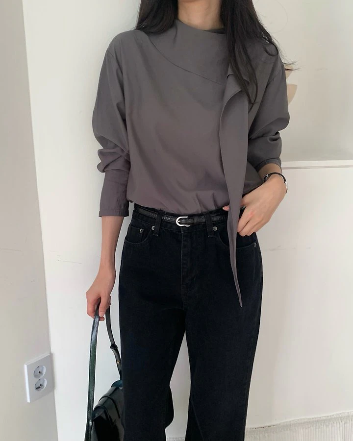 Ris Tie Blouse by Something Else for Women - view 4