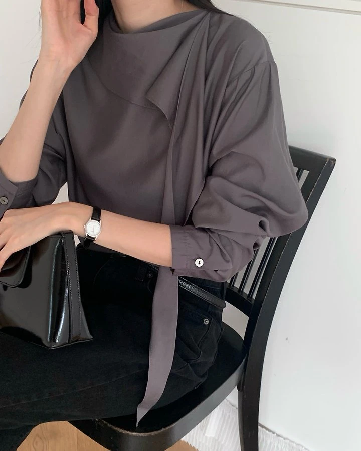 Ris Tie Blouse by Something Else for Women - view 6