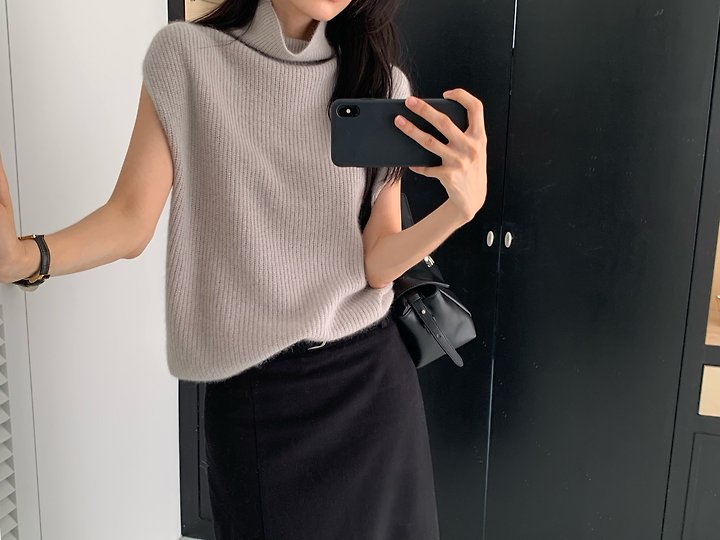 Racoon Turtle Sleeveless Knit by Something Else for Women - view 9