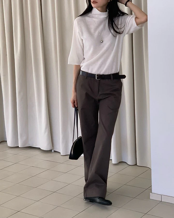 Mine Low Wide Pants (Low Rise) by Something Else for Women - view 10