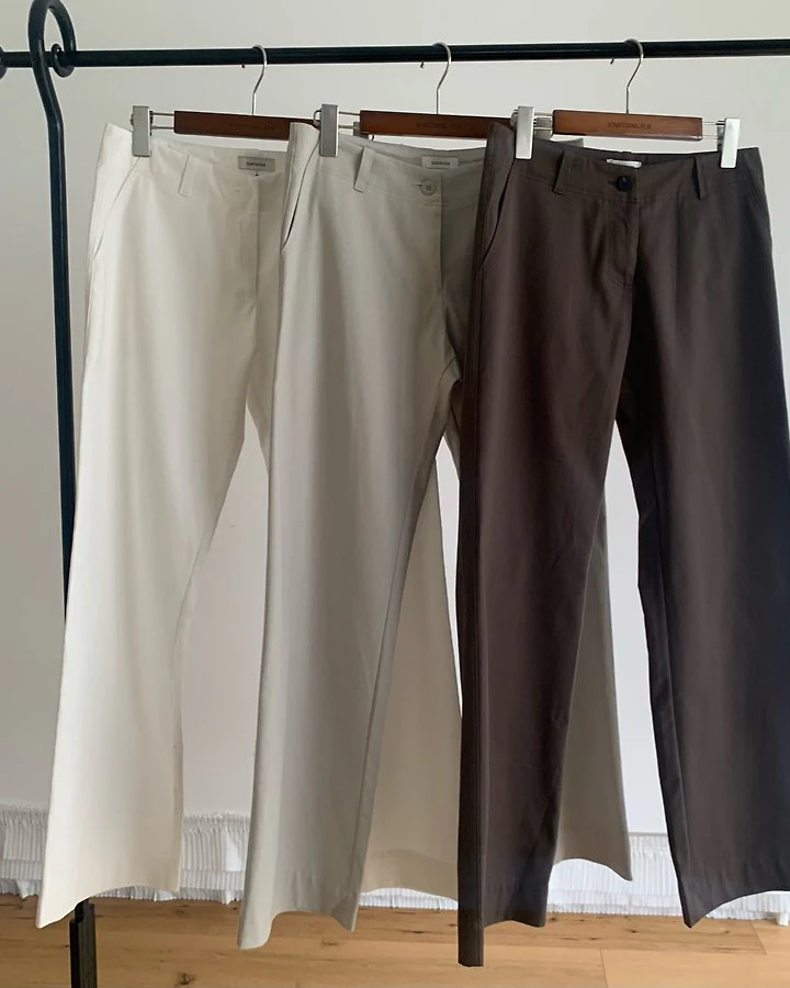 Mine Low Wide Pants (Low Rise) by Something Else for Women - view 12