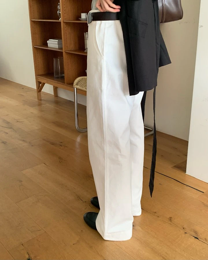 Mine Low Wide Pants (Low Rise) by Something Else for Women - view 2