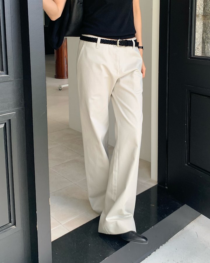 Mine Low Wide Pants (Low Rise) by Something Else for Women - view 4