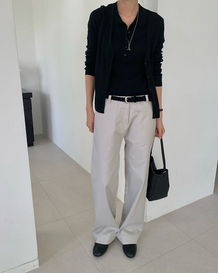 Mine Low Wide Pants (Low Rise) by Something Else for Women - view 6
