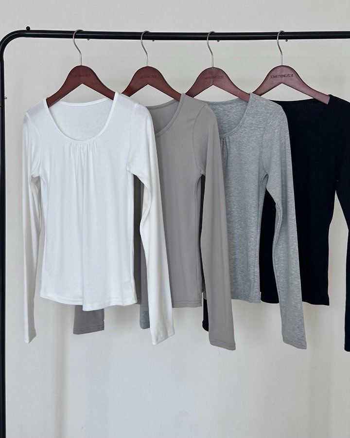 Vince Shirring Round Tee by Something Else for Women - view 12