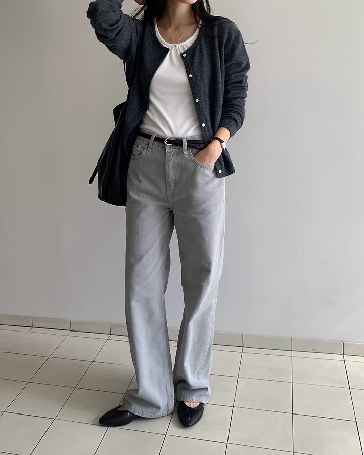 Denver Semi Wide Dyeing Pants by Something Else for Women - view 1