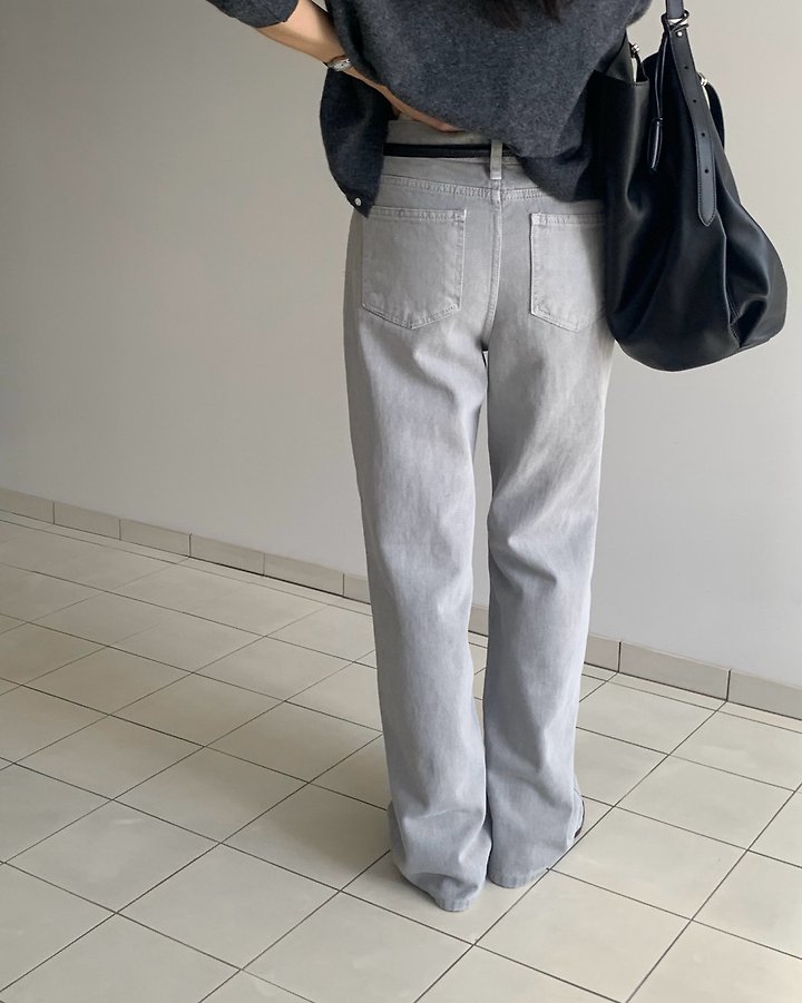 Denver Semi Wide Dyeing Pants by Something Else for Women - view 3