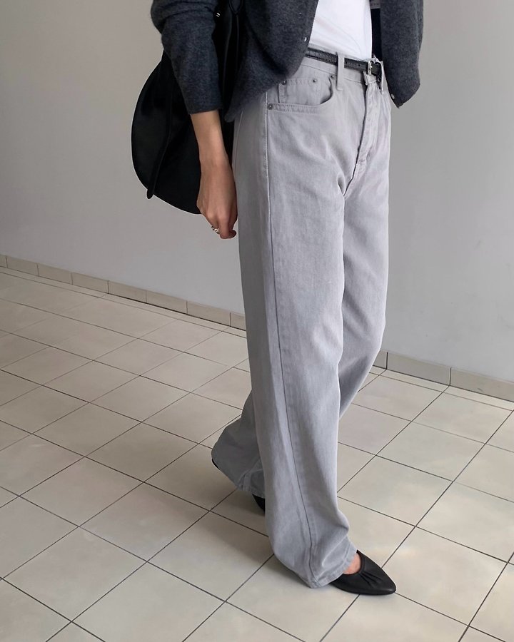 Denver Semi Wide Dyeing Pants by Something Else for Women - view 5