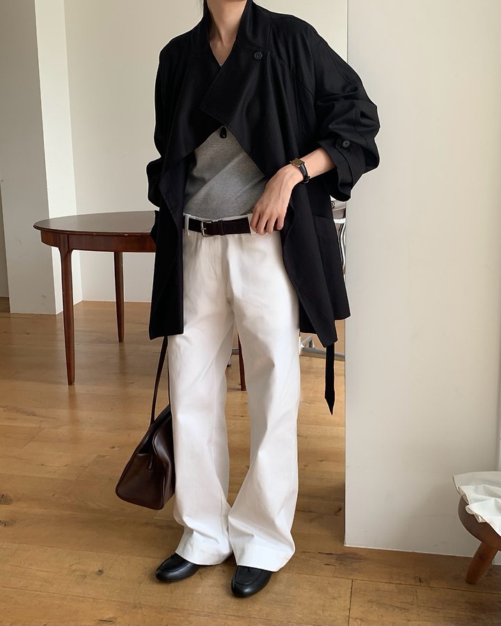 Leaf Field Trench Coat by Something Else for Women - view 9