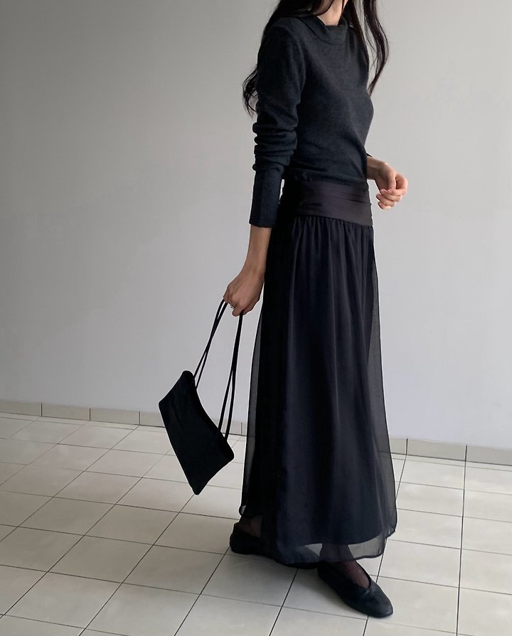 Eve Obi Shirring Skirt by Something Else for Women - view 1