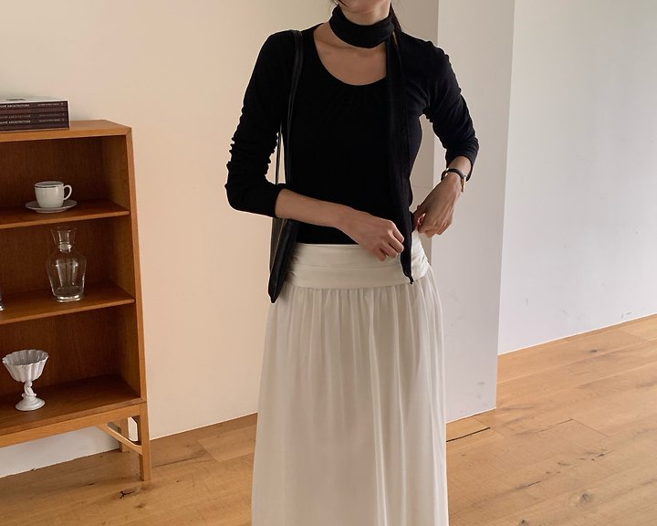 Eve Obi Shirring Skirt by Something Else for Women - view 11