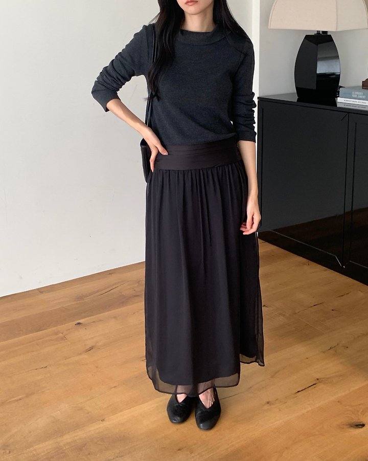 Eve Obi Shirring Skirt by Something Else for Women - view 3