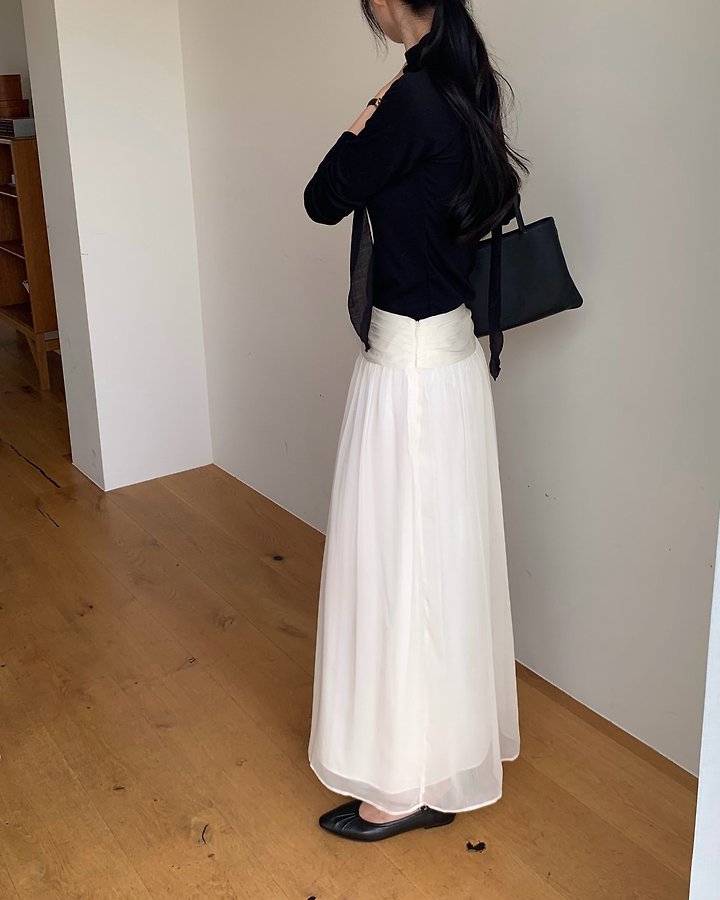Eve Obi Shirring Skirt by Something Else for Women - view 7