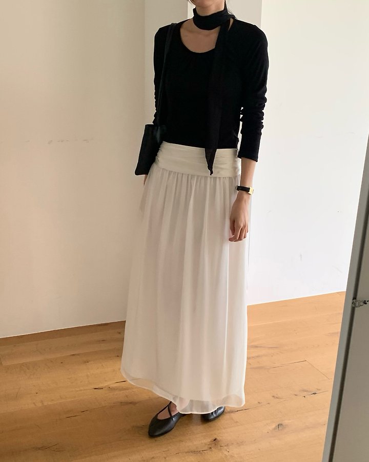 Eve Obi Shirring Skirt by Something Else for Women - view 9