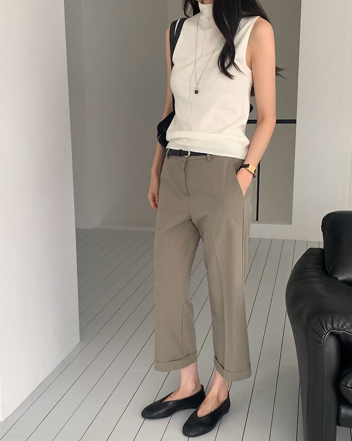 Saint Mock Neck Sleeveless Knit by Something Else for Women - view 1