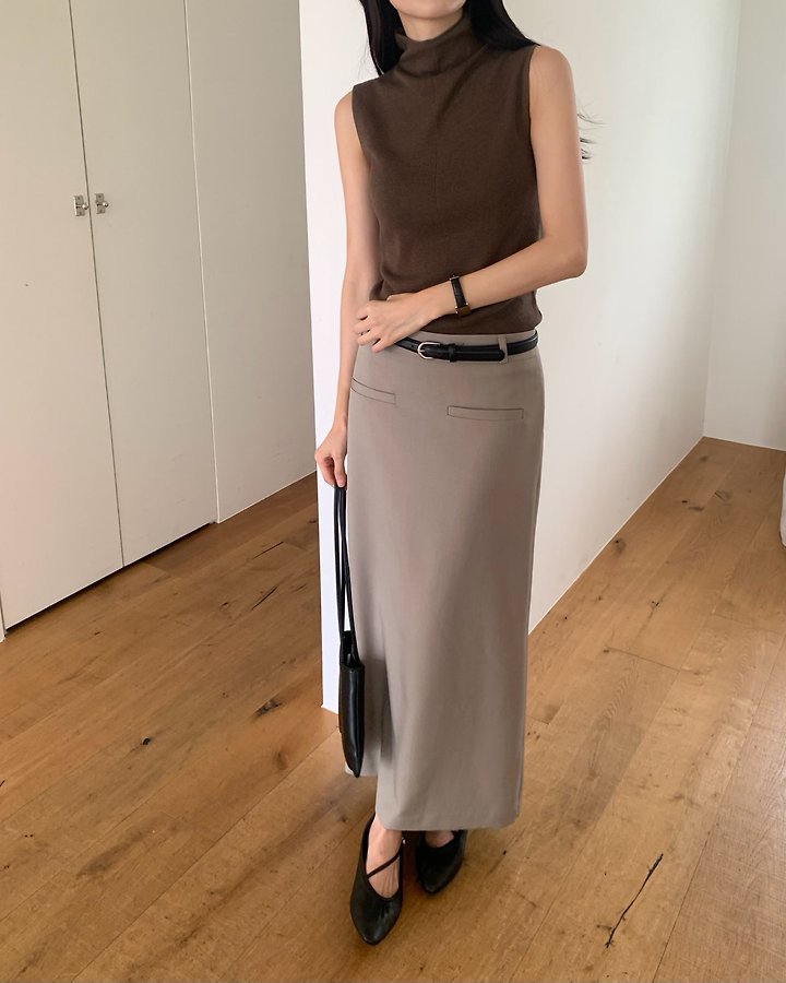 Saint Mock Neck Sleeveless Knit by Something Else for Women - view 7