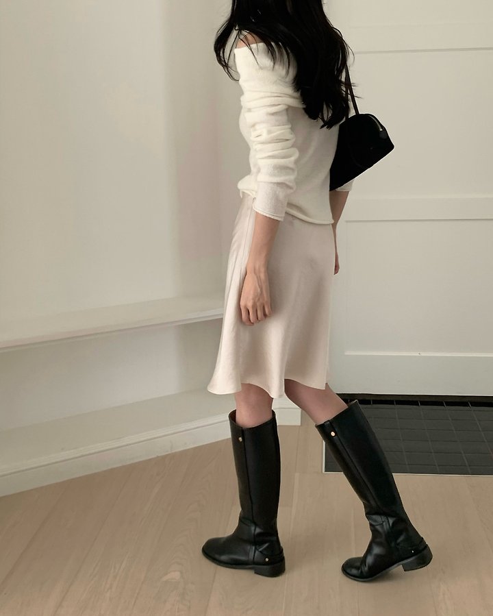 Amel Satin Mini Skirt by Something Else for Women - view 1
