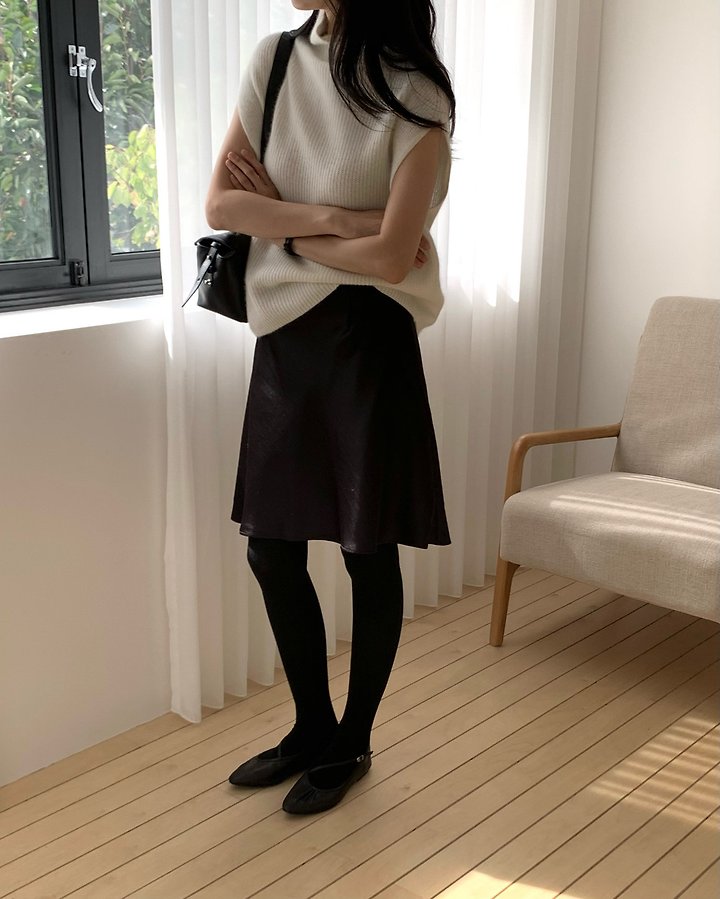 Amel Satin Mini Skirt by Something Else for Women - view 11