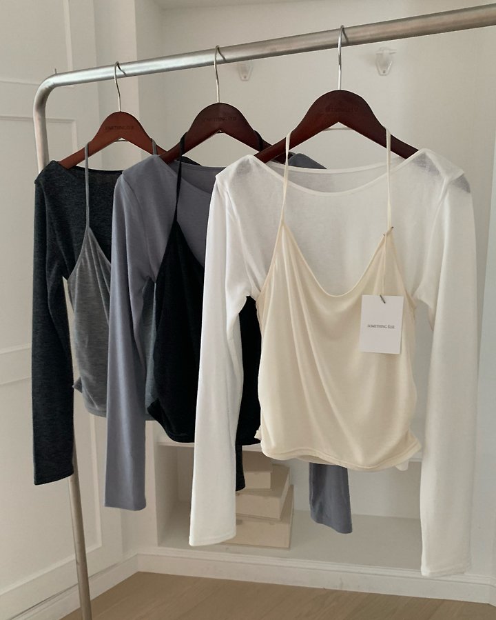 Rosé Colorblock Halter Tee by Something Else for Women - view 12