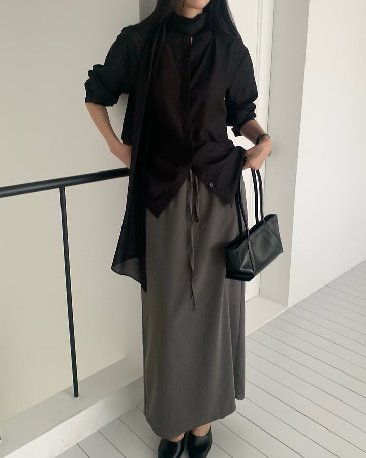 Merci Scarf Blouse by Something Else for Women - view 6