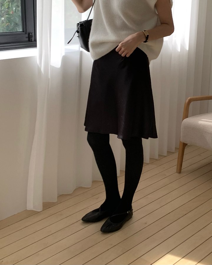 Amel Satin Mini Skirt by Something Else for Women - view 6