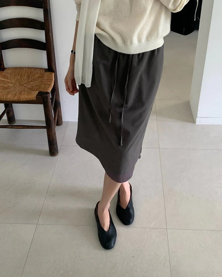Vine Double Banding Skirt (Midi) by Something Else for Women - view 11