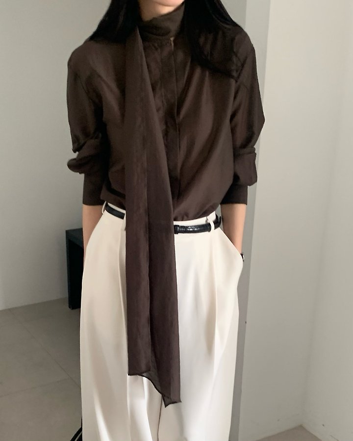 Merci Scarf Blouse by Something Else for Women - view 8