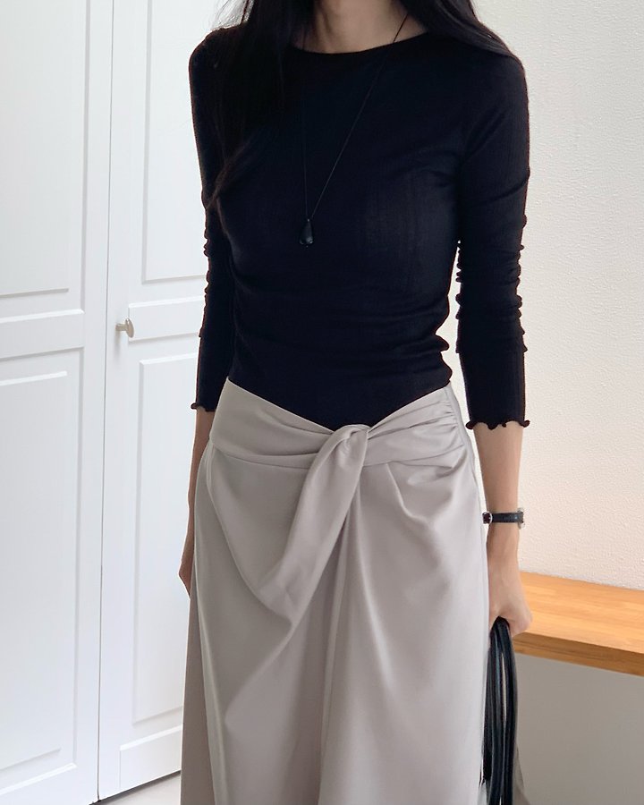 Ash Boat Neck Tee by Something Else for Women - view 4